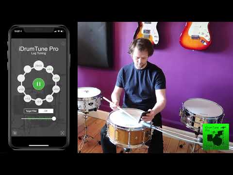 Snare Drum Tuning - clearing/equalising around the edge of the drum and tuning the resonant drumhead