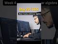 Day 20/365 of Learning AI: Linear Algebra Intro #ai #coding #chemistry