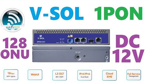 VSOL GPON 1PON Single PON OLT Specific detail