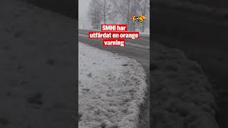 SMHI varnar: 20-30 cm snö i Mellansverige