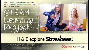 Strawbees unboxing with H & E - STEAM Learning Project Pt9