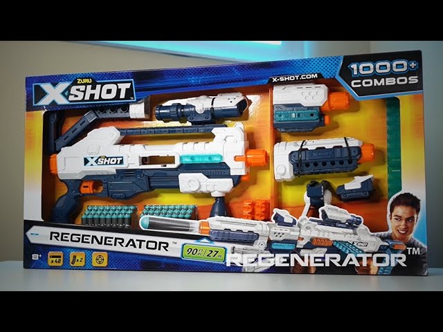 X-Shot Excel Regenerator Foam Dart Blaster Over 1000 Unique Combinations 