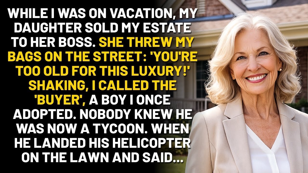 'You're Homeless!' Daughter Sold My House Secretly — So I Called The Tycoon Orphan I Raised