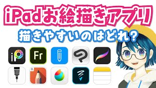 Ipadイラストお絵かきアプリ10選 おすすめはどれ Youtube