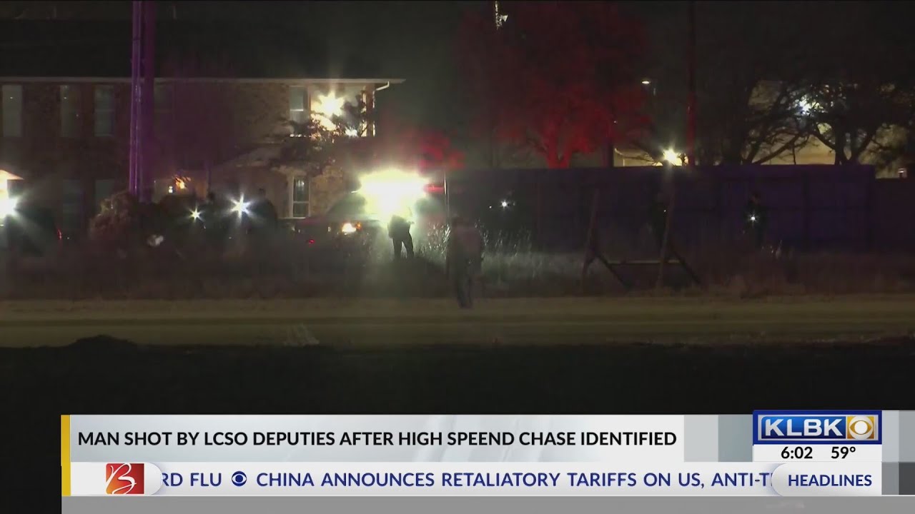 Man shot by deputies after 120 mph chase in Lubbock identified - YouTube