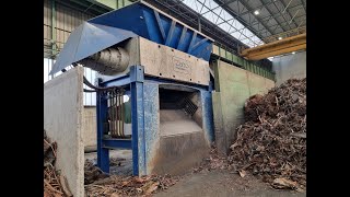 Shredding copper and brass bales