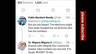 Top ten best of Miguna Miguna tweets and retweets