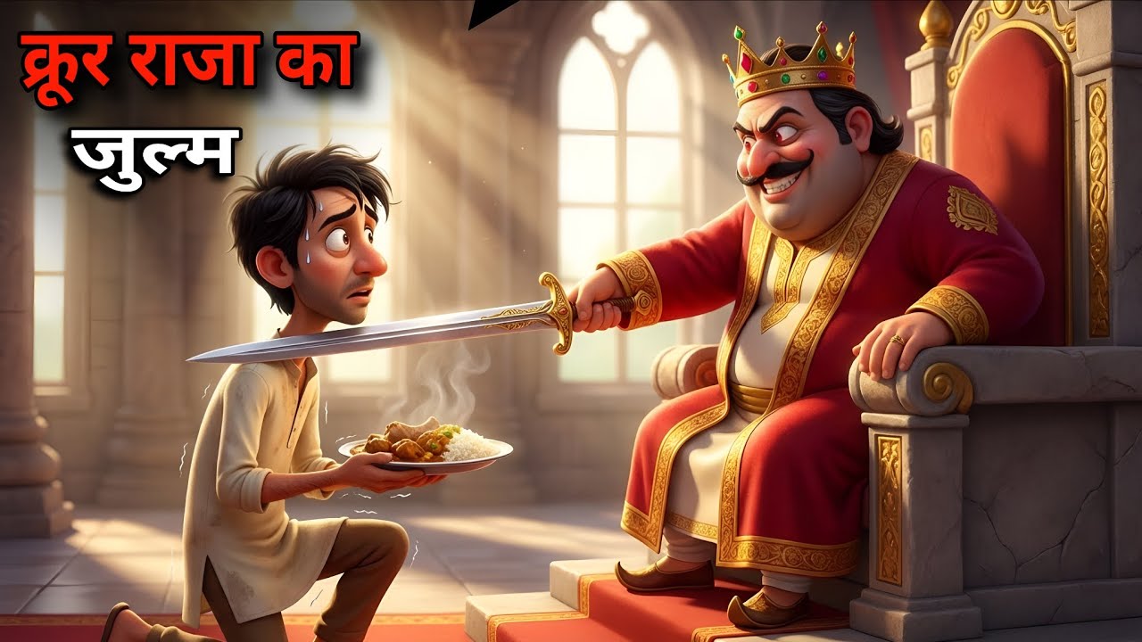 क्रूर राजा और गरीब रसोइया | The cruel king and the poor cook | hindi story | hindi moral story 