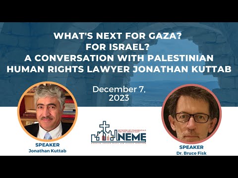 Dec 7 2023 - What's Next for Gaza? For Israel?