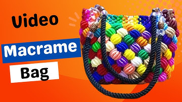 Macrame Bag New Design | Handmade Macrame Bag | Macrame Art