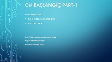 C# Giriş Button Click Part1