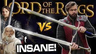 Real ANDURIL vs GLAMDRING who is Truly the King of FANTASY Swords