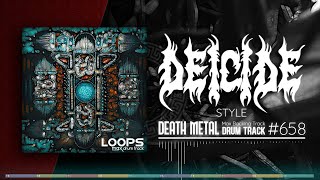 Death Metal Drum Track / Deicide Style / 100 bpm