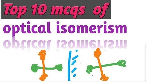 Top 10 mcqs of optical isomerism// optical isomerism// stereochemistry NEET chemistry