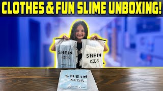 Epic SHEIN Haul: Cute Clothes & Fun Slime Unboxing!