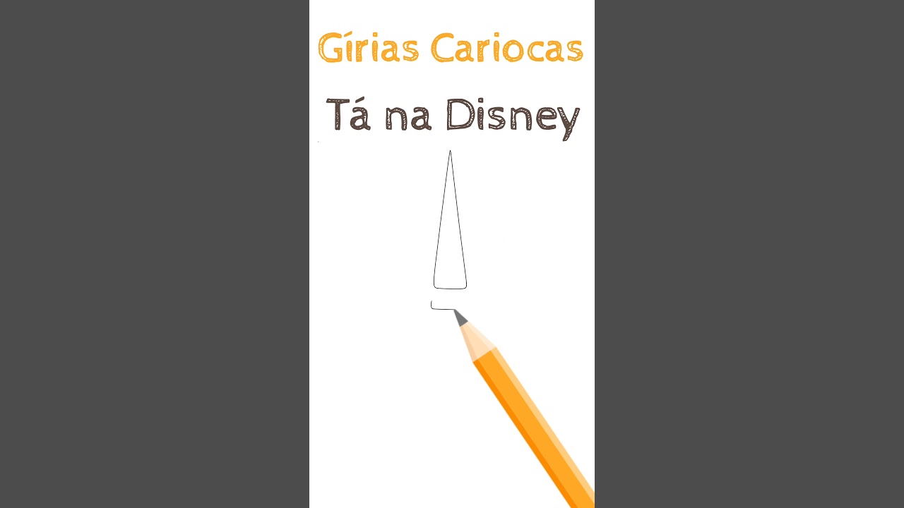 Tá na Disney #shorts #português #portugues #dicionário #girias #gírias # carioca #riodejaneiro #rj 