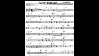 Just Friends - play along - backing track chords