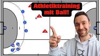 Athletiktraining mit Ball - Nicht nur stumpf draußen arbeiten :)