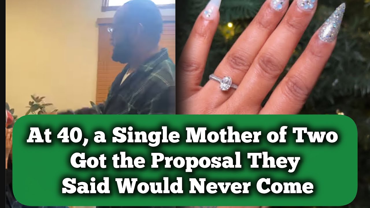 Proof That Love Has No Expiry Date: Single Mom Gets Proposed At 40 💍✨