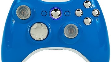 Galactic Blue Custom Xbox 360 Modded Controller Geniusmods