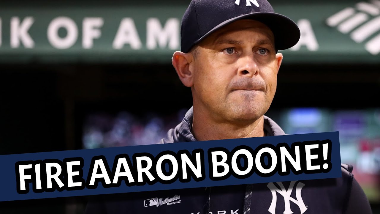 Aaron Boone is a TERRIBLE coach, and here's why he should be FIRED.
