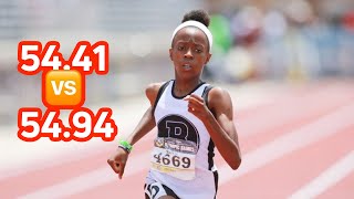13-Year-Olds Shock Fans With Fast 400m Final!
