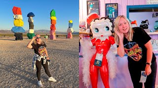 LA to Vegas - BEST Stops! Route 66, I-15, Abandoned Parks, Ghost Towns, 50s Diner, Magic Mountains!