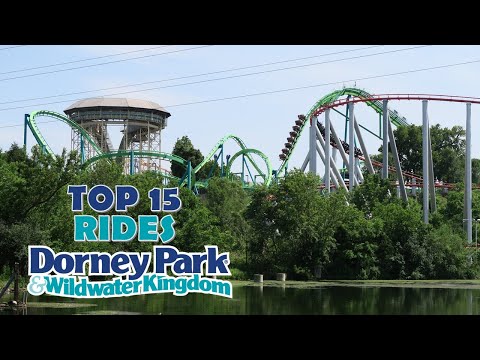 Top 15 Rides and Slides at Dorney Park - YouTube