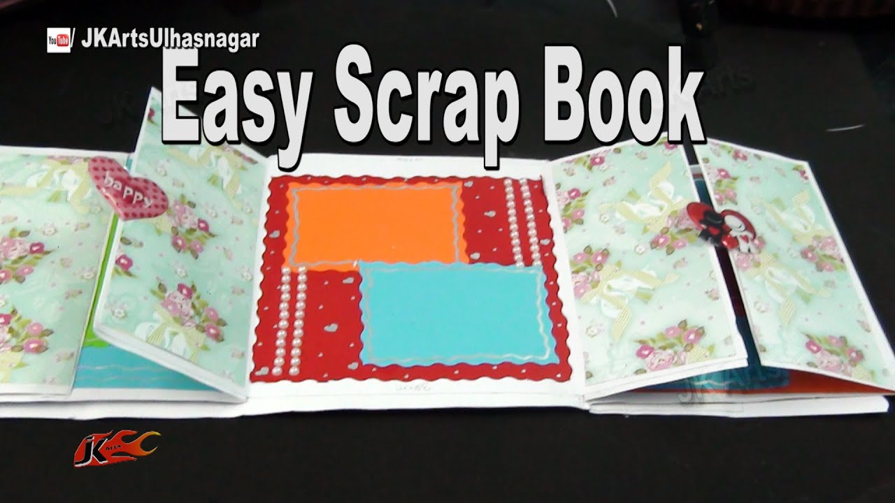 How To Make A Easy Scrapbook For School Project School Walls