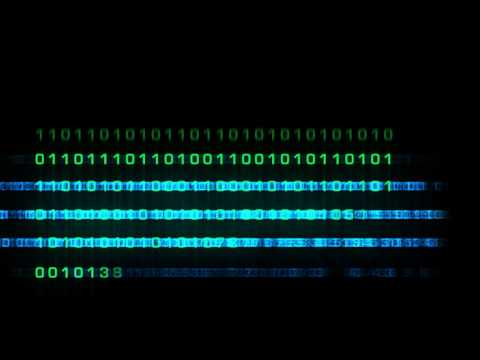 binary computer stream  hd