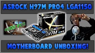 ASRock H97M PRO4 LGA1150 Motherboard Unboxing! - YouTube