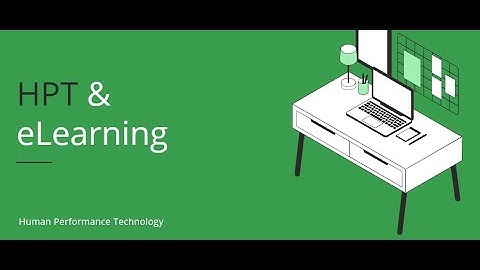 HPT & eLearning video