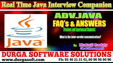 Java Interview Companion|| Adv Java || What is the inter-servlet communication?