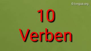 Deutsch lernen - Learn German: 10 Verben: haben, sein, werden, nehmen, kommen, gehen, machen, sagen Deutsch lernen - Learn German: 10 Verben: haben, sein, werden, nehmen, kommen, gehen, machen, sagen