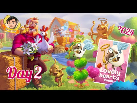 Day 2 Of Lovely Heart Task Event 2024 | #hayday #supercell
