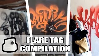 Graffiti Flare Tag Compilation Astro Fat Caps
