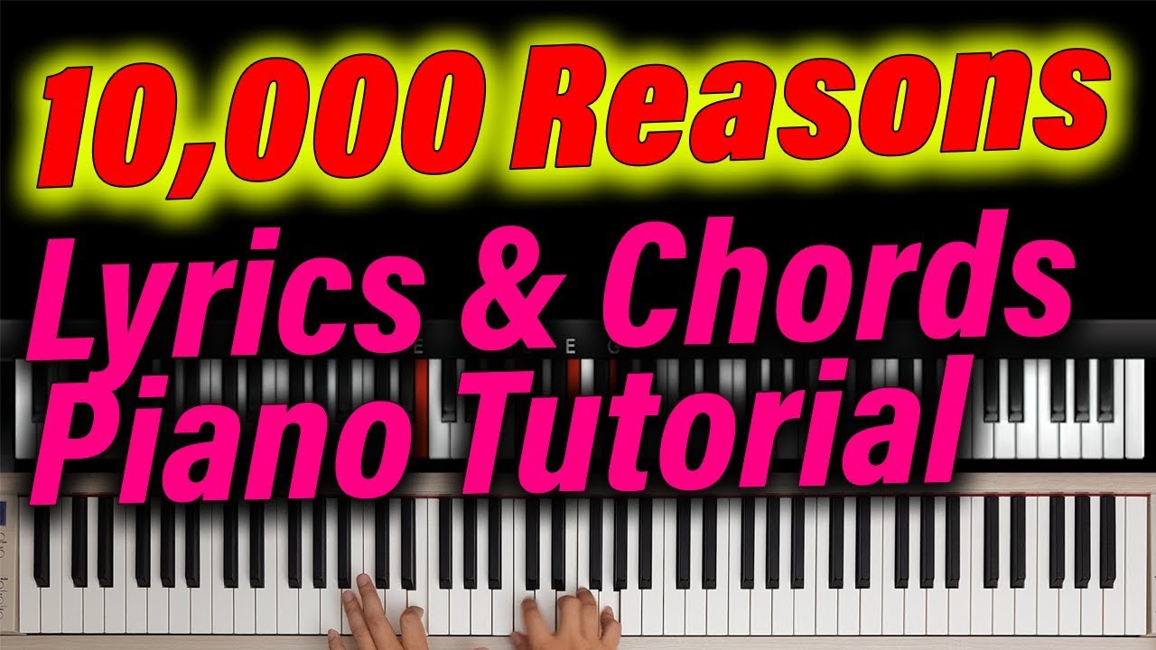 Matt Redman 10000 Reasons Chord Chart