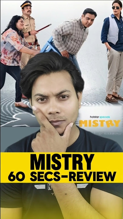 Mistry Web Series Review | Mistry web series 60 secs review |  #Mistrywebseries