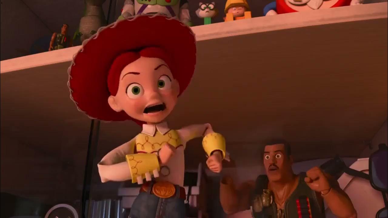 Jessie never gives up, Jessie finds a way Toy Story of Terror clip