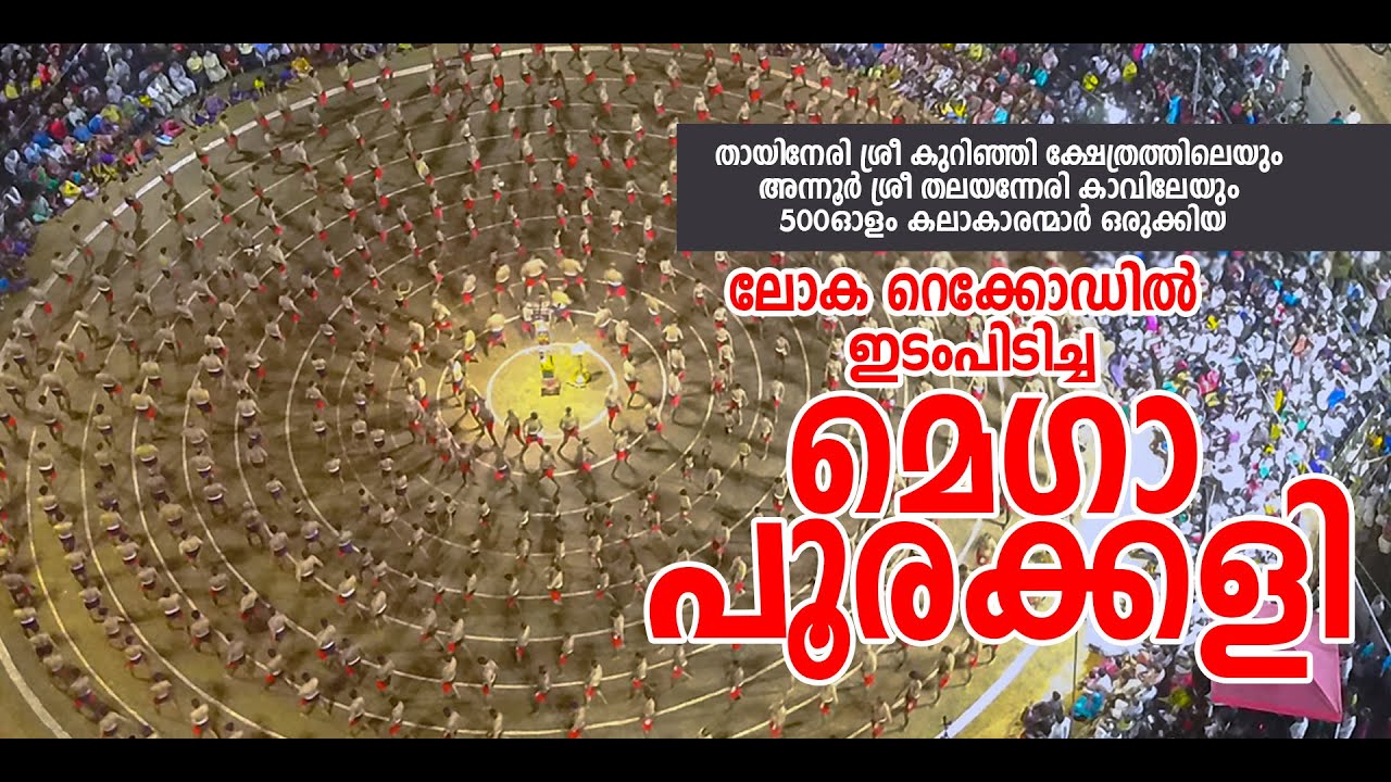 ലോക റെക്കോർഡ് നേടിയ മെഗാ പൂരക്കളി