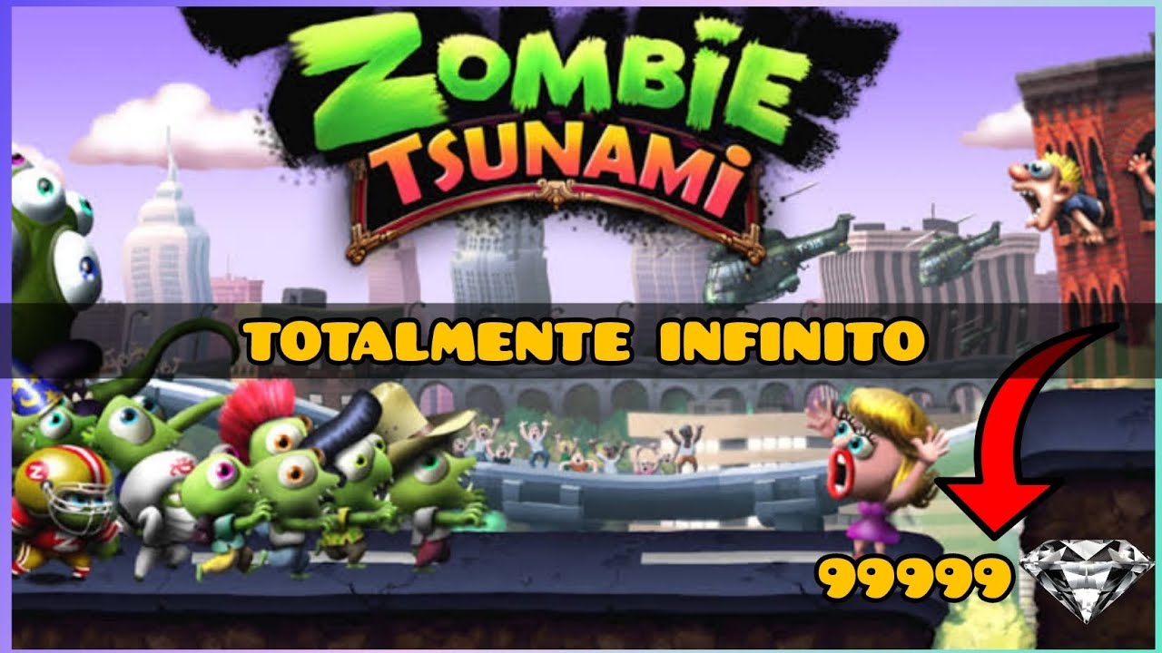 Zombie Tsunami Gemas e moedas Infinitas 2023