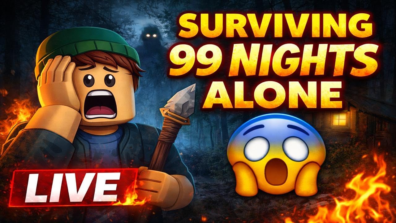 😨 Surviving 99 Nights in the Forest! | Roblox LIVE Gameplay