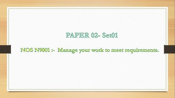 QP2212  domestic data entry operator NOS N9001 set01