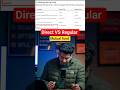 Direct vs Regular SIP: The 20-Year Difference shocking  Returns! #shorts