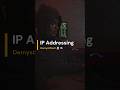 Day 5 of 45 — IP Addressing Demystified 🌐 | Networking Basics Explained #shorts #ytshorts #hacking
