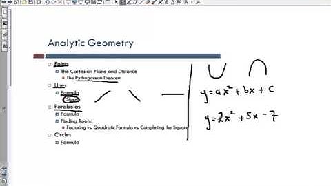1 Analytic Geometry