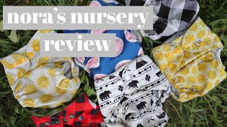 NORA'S NURSERY CLOTH DIAPER REVIEW FOR 0-4 MONTH BABY