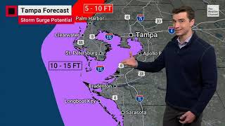 Tampa Weather Forecast - Hurricane Milton (Tuesday)