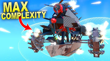 MAX COMPLEXITY AIRSHIPS vs 5 Tiny Airships