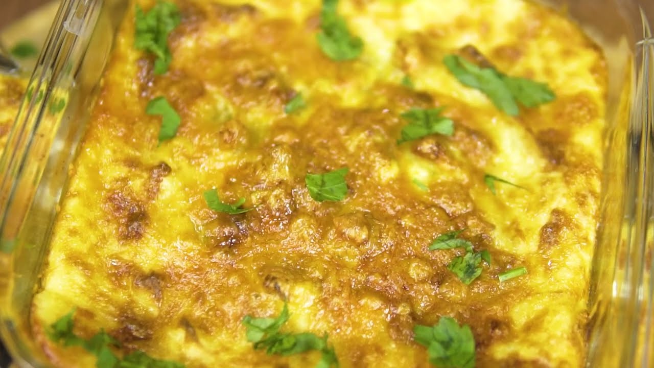 خسارة الوقت اللي ضيعتيه وأنتِ طيبيها بالطريقة العادية 😱 آشي بارمونتي بالدجاج.. Hachis Parmentier